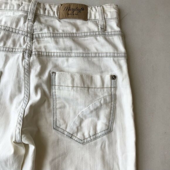 Maryley Mid Rise Button Fly Stretch Skinny Jeans - Picture 9 of 11